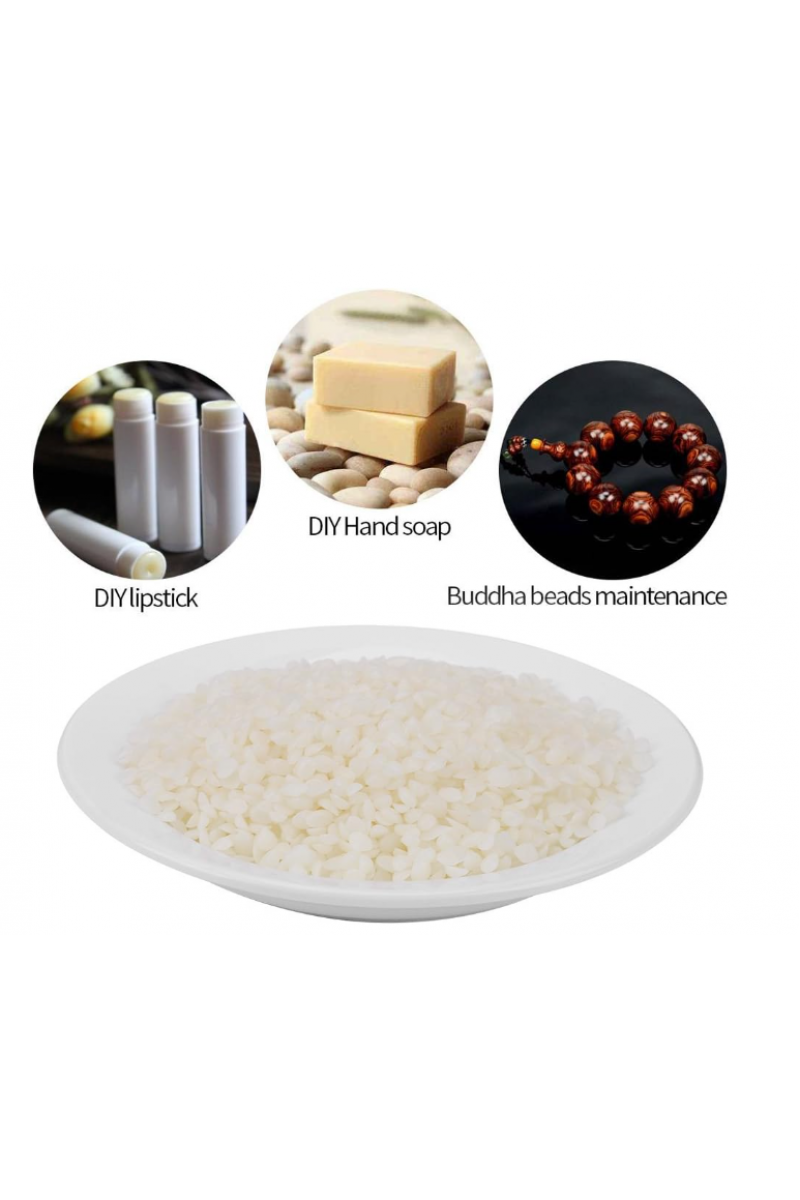 Doğal Beyaz Balmumu, White Beeswax 0,5 Kg, Çiçek Mum Balmumu