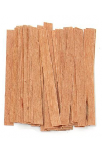 Ahşap Mum Fitili 7,5cm x 1,5cm Sehpasız