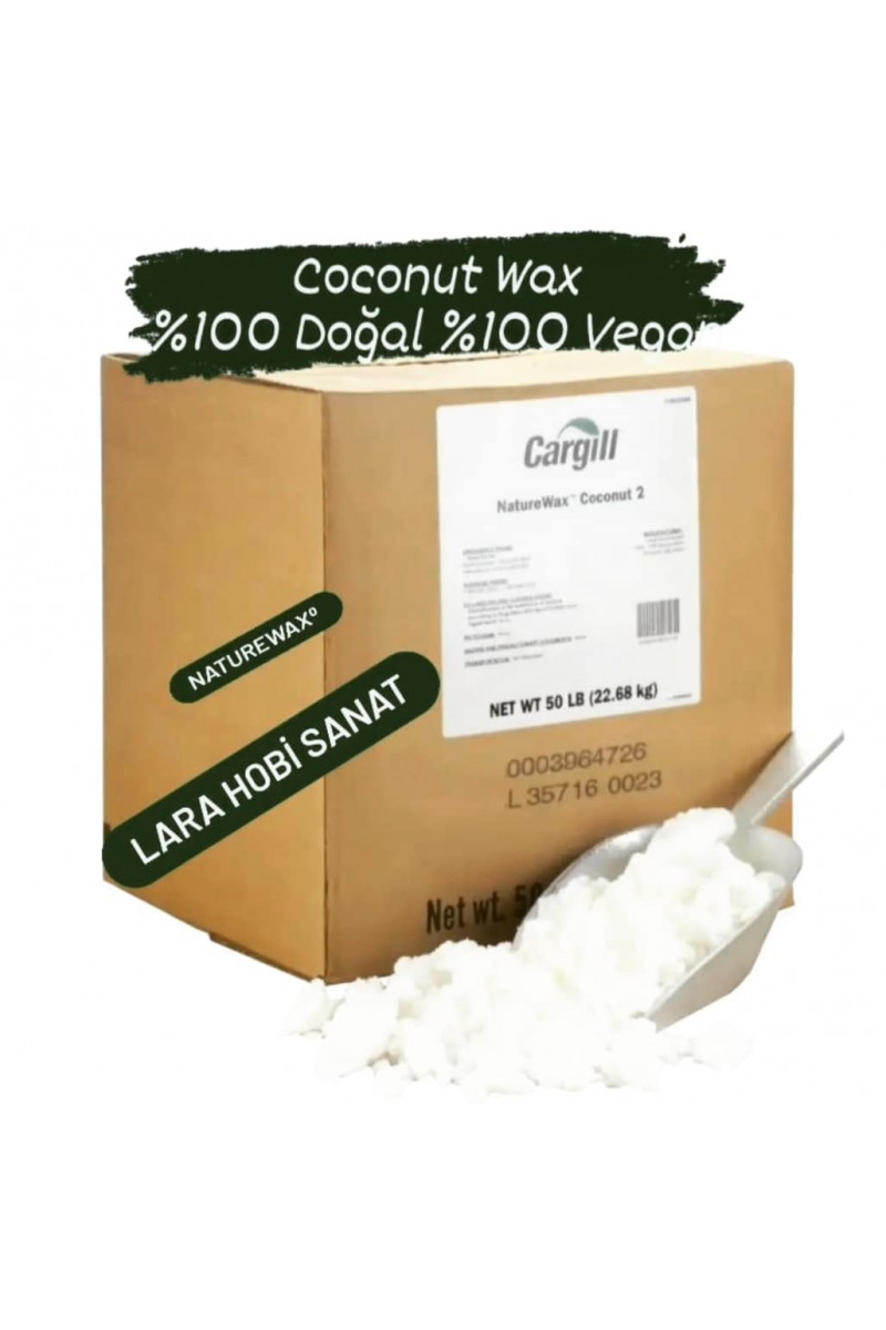 Coconut Wax, Hindistan Cevizi Mumu 0,5 Kg