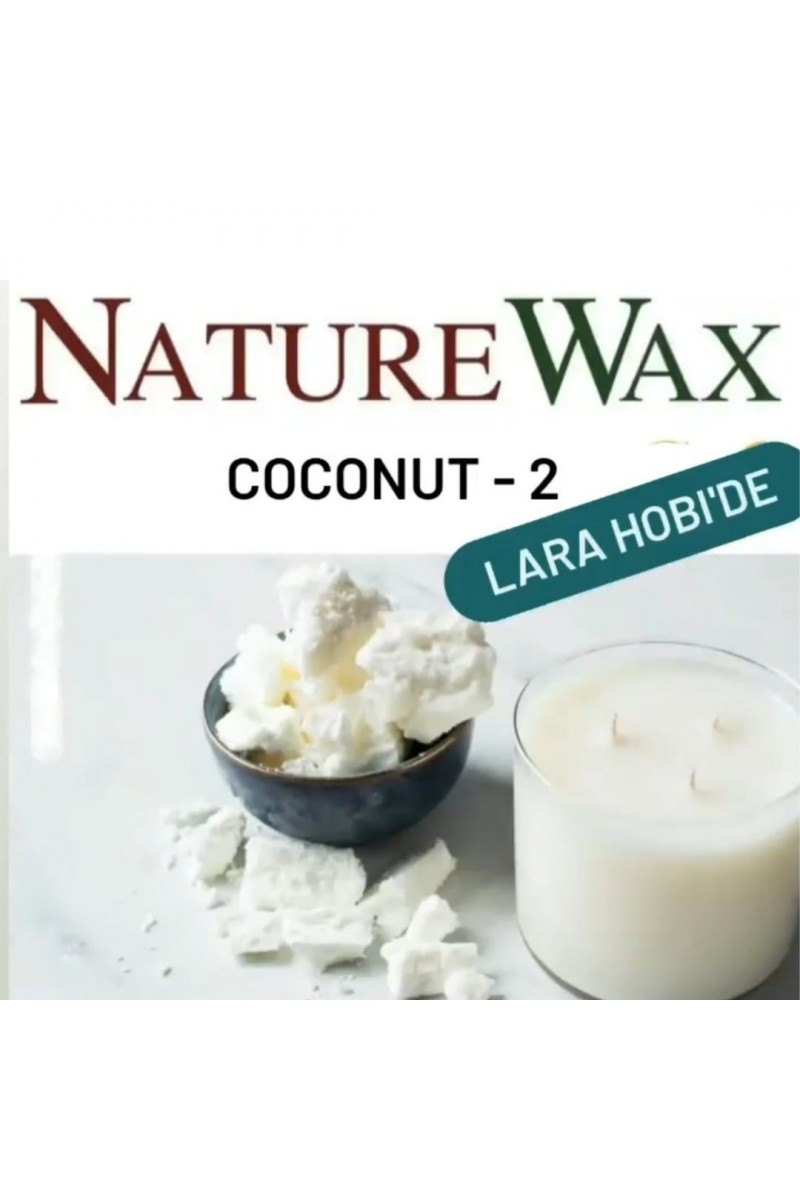 Coconut Wax, Hindistan Cevizi Mumu 0,5 Kg